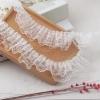In stock: 5cm double-layer lace pleated Lolita clothing, toys, craft skirt hem, cuff accessories, discounted lace Specification image